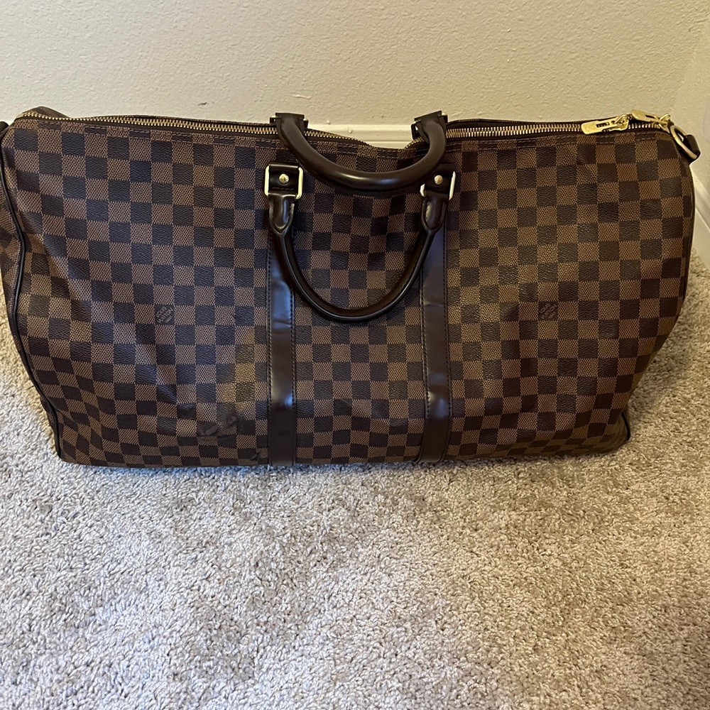 Louis Vuitton Brown Damier Canvas Travel Duffle